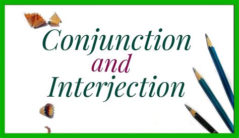 Conjunctions And Interjections Worksheets With Answers