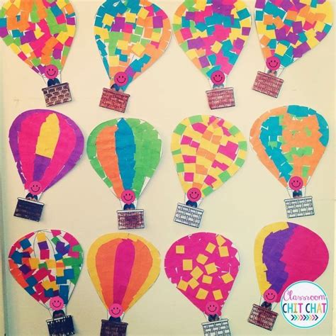 All you need is a few basic craft supplies and you have a craft ready for your. Cute hot air balloon craft for kids that goes great with ...