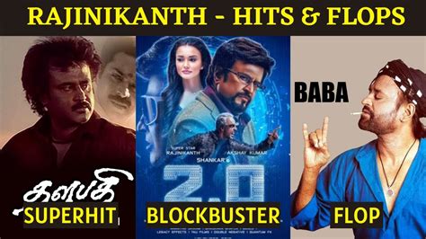 Rajinikanth Hits And Flops Superstar Rajini Tamil Movies List Cine