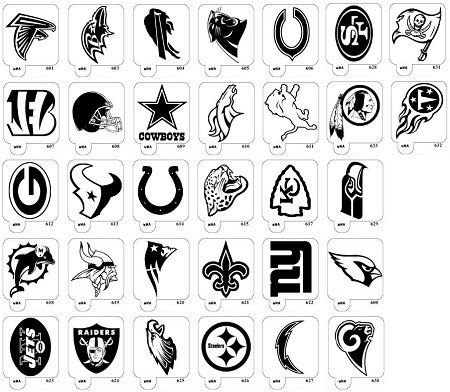 Juggler soccer coloring hq.safe enter for 270 printable pictures free. MR. HAIR ART STENCIL - NFL GROUP SET (35 Stencils)-MHA - NFL