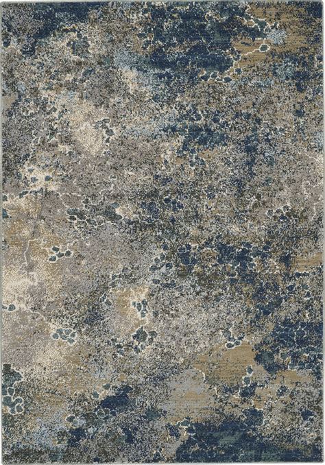 Nourison Artworks Atw02 Bluegrey Area Rug Incredible Rugs And Decor