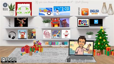 Christmas Bj Virtual Library Editable