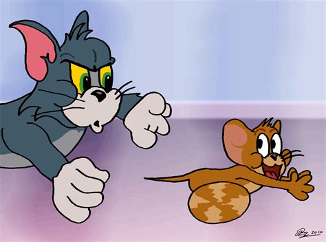 Tom And Jerry Chase  By Hassanlechkar On Deviantart