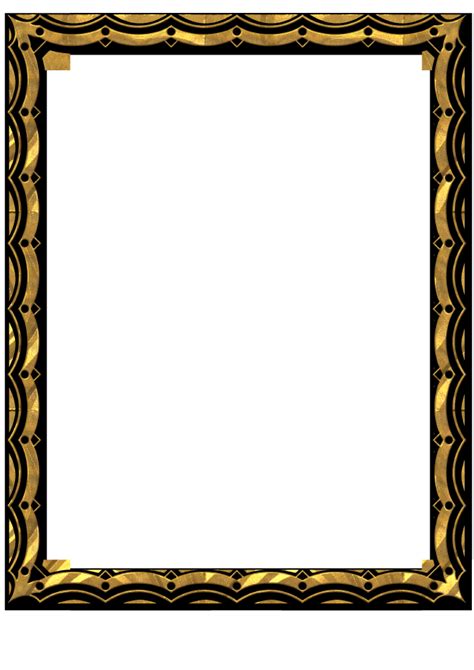 Gold Border Free Download Clipart Best