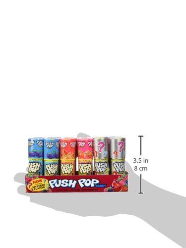 Push Pop Candy Cotton Candy Bubble Gum Assorted Flavors 24 Ct Buy