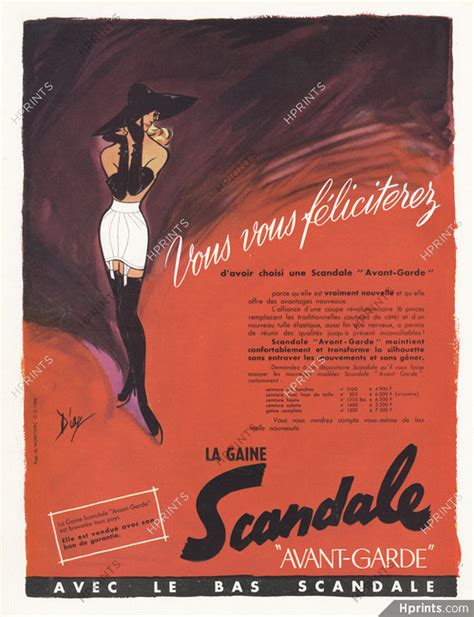 Scandale Lingerie 1956 Girdle Avant Garde Pin Up Diaz