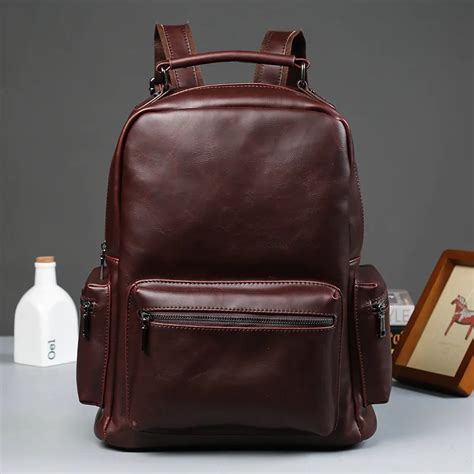 Black Leather Laptop Backpack Paul Smith