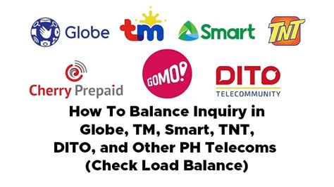How To Balance Inquiry In Globe Tm Smart Tnt Dito Gomo Pinoytechsaga