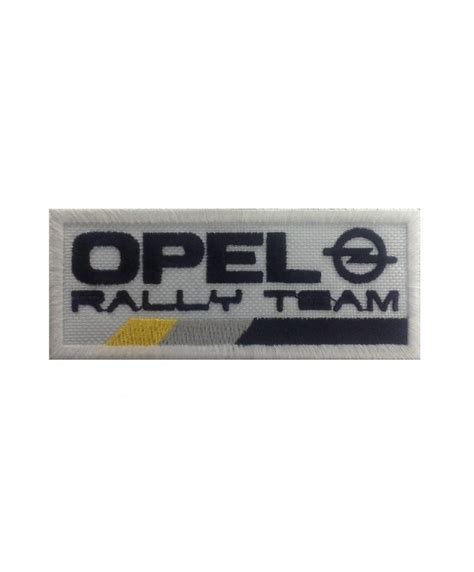 1060 Embroidered Badge Patch Sew On 100mmx40mm Opel Rally Team