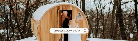 2 Person Outdoor Saunas Ultimate Couples Retreat Anysauna