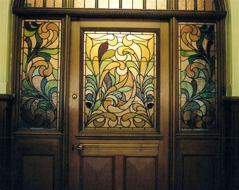 Sketch Of New Stained Glass Internal Doors In Edwardian