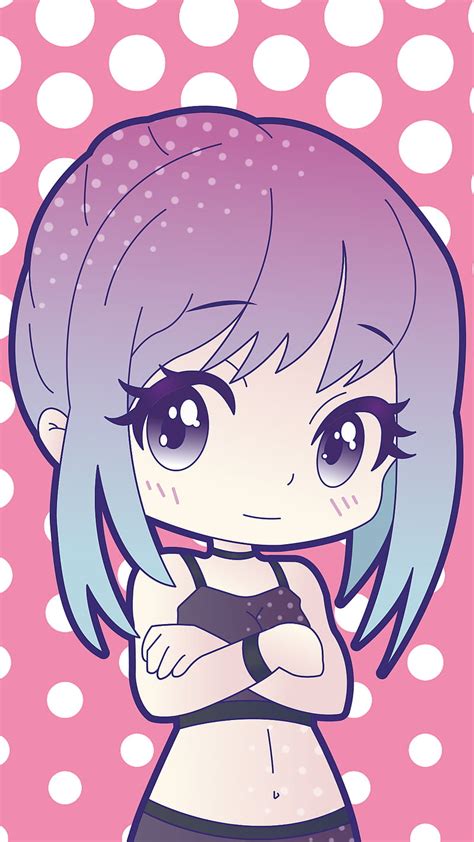 girl anime chibi cute manga moda rose tierna hd phone wallpaper peakpx