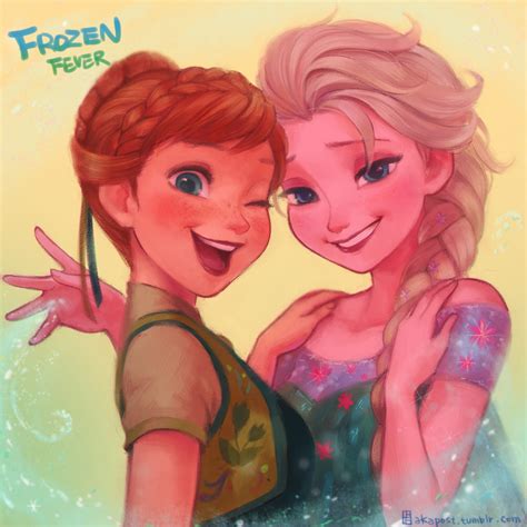 Safebooru 2girls A Ka Anna Frozen Blonde Hair Blue Eyes Braid Elsa Frozen Frozen Disney