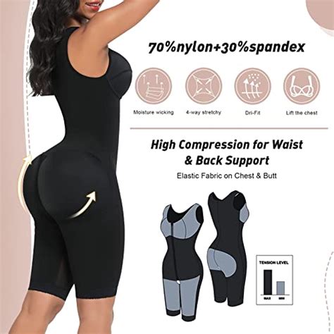 feelingirl full body shaper for women tummy control shapewear bodysuit plus size faja pricepulse