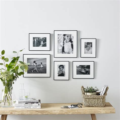 Fine Black Small Picture Gallery Wall | Photo Frames | The White Company UK