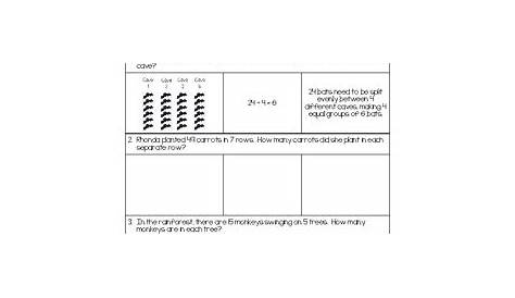 division using array grade 3 worksheets