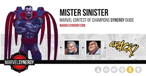 Mister Sinister Synergy Guide Marvel Contest Of Champions