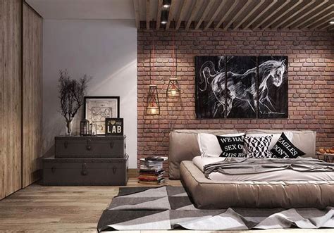 46 Modern Style For Industrial Bedroom Design Ideas Homystyle