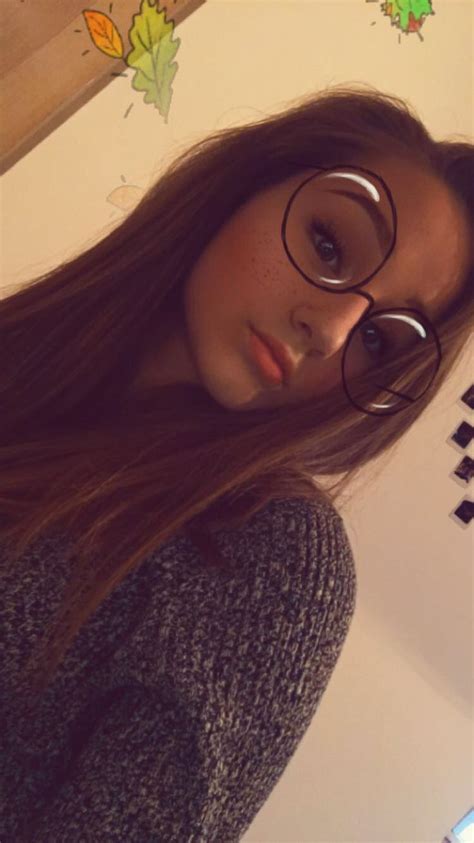 Snapchat Filters Girl Selfie Glasses Pretty Angle Snapchat