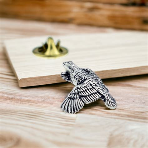 Quail Bird English Pewter Lapel Pin Badge Novelty Gifts Etsy