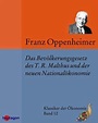 Das Bevölkerungsgesetz des T.R. Malthus und der neueren ...