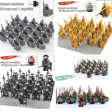 21pcsset Uruk Hai Dwarf Army Elf Guard The Hobbit Lord Of The Rings