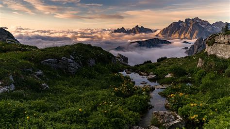 Desktop Wallpapers Alps Italy Dolomites Nature Mountain 2560x1440