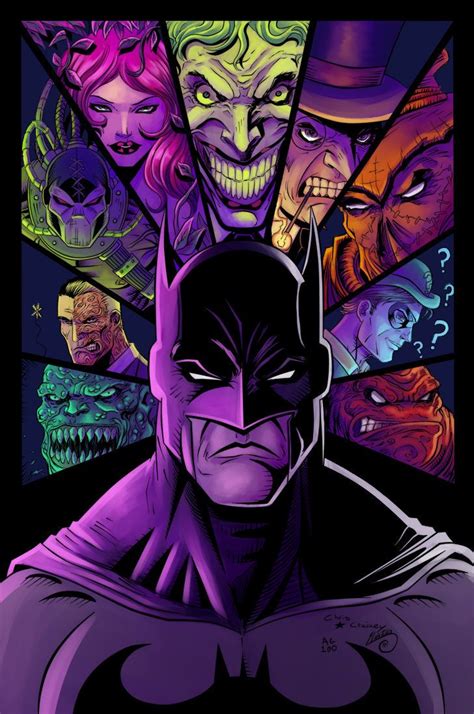Batman And Villains By Animatedgeek100 On Deviantart Arte Batman