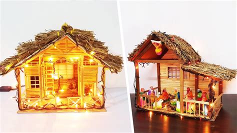 Top 2 Christmas Crib Making Ideas Diy Nativity Scene Easy And Simple