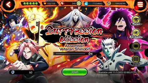 Nxb Nv New Suppression Mission Asembled Veteran Shinobi Naruto X