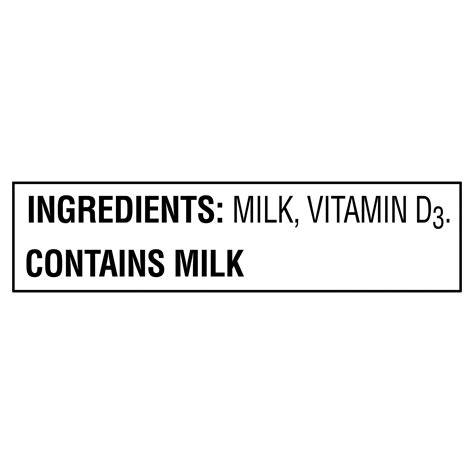 Great Value Whole Vitamin D Milk Half Gallon 64 Fl Oz