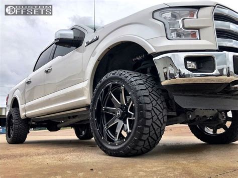 2015 Ford F 150 Aggressive 1 Outside Fender On 22x10 25 Offset