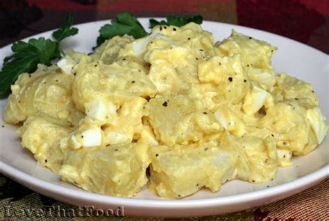 This recipe for deviled egg potato salad was developed a few weeks ago. Mustard Potato Salad with Egg Recipe with Picture ...