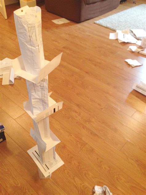 How To Make A Tall Newspaper Tower Best Design Idea