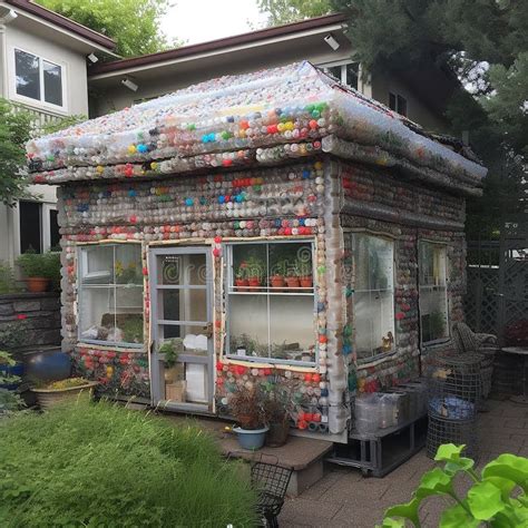 House Made Of Plastic Bottles Creative Architecture The Concept Of