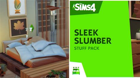 I Built Two Rooms Using The Sleek Slumber Cc Stuff Pack 🏠 The Sims 4