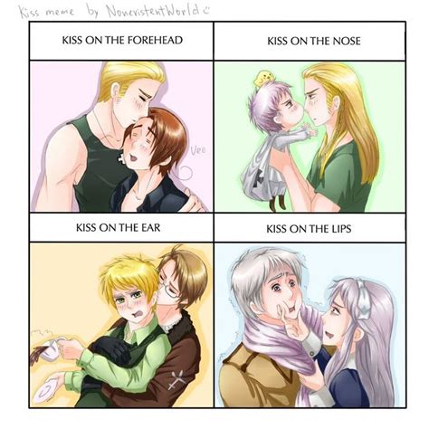 Kiss Meme By Nonexistentworld DeviantArt Hetalia Kiss Meme Zelda
