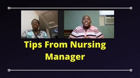 Tips From Nursing Manager Nursing Supervisor Part 1 Youtube