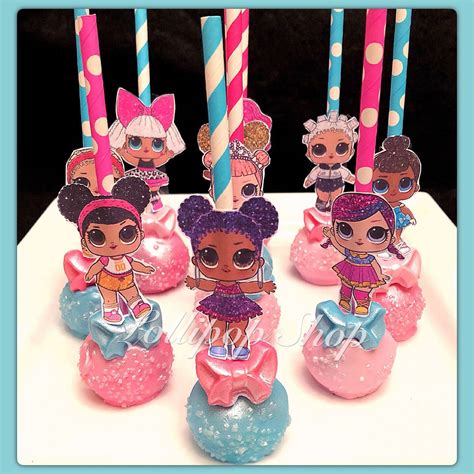 12 Lol Surprise Doll Chocolate Cake Pops Lol Surprise Dolls Party