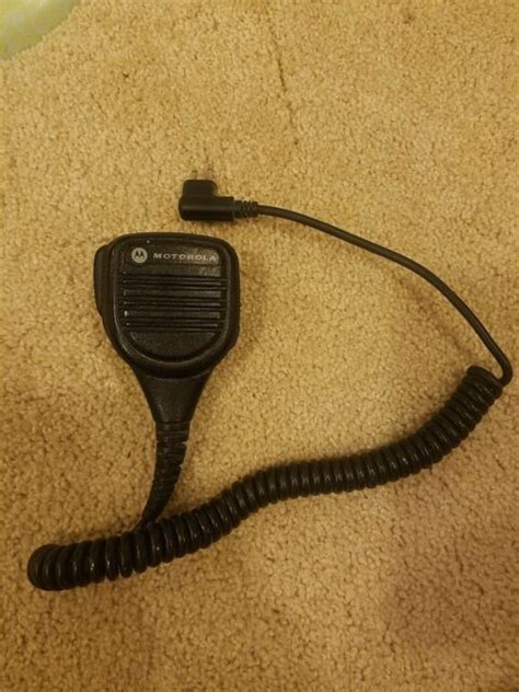 Motorola Pmmn4013a Remote Speaker Wired Professional Microphone For