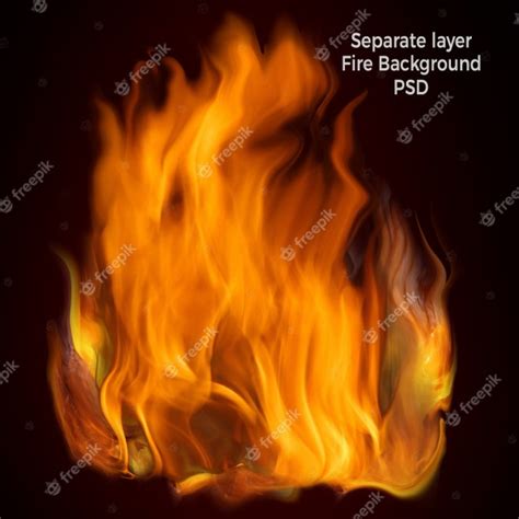 Premium Psd Fire Flames