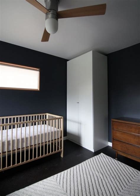 Baby Seal Black Guest Room Color Navy Nursery Modern Nursery Baby