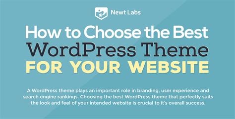 How To Choose The Best Wordpress Theme Infographic