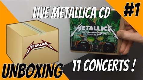 Unboxing 1 Live Metallica Cd 11 Concerts Youtube