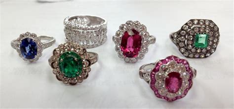 Sapphire Ruby Emerald Ringsoh My Platinum Jewelry Jewelry