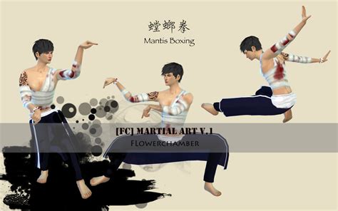Flower Chamber — My New Pose Set Martial Art V1 In Cas And