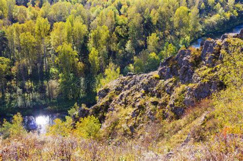 Autumn Landscape Novosibirsk Region Western Siberia Russia Stock