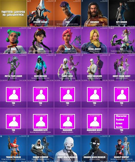 fortnite capítulo 2 temporada 3 todas las skins disponibles