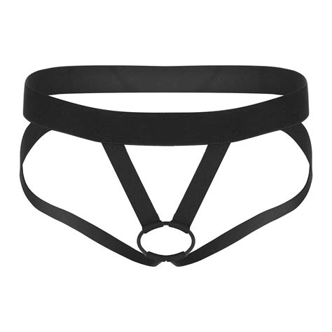 Buy Iefiel Mens Lingerie Enhancing Strap Underwear O Ring Jockstrap Bikini G String Thong