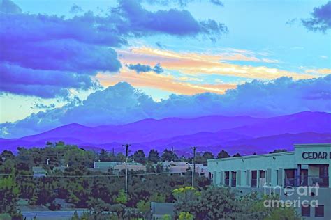 Sunset In Santa Fe New Mexico Photograph By Diana Mary Sharpton Pixels